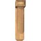 Ekena Millwork Traditional Craftsman Smooth Bracket w/ Offset Brace, Western Red Cedar, 5 1/2"W x 20"D x 24"H BKT0604X20X24TRA04SWR - alternate 3